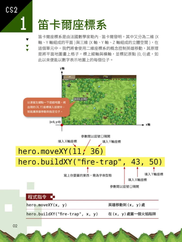 CodeCombat課程【電腦科學2級】運算思維練習本